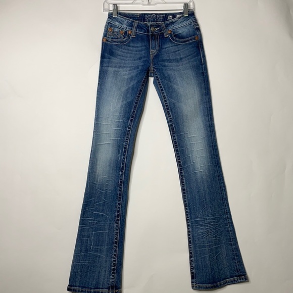 Miss Me Denim Size 26 Women's Sunny Boot Cut Santa Barbara - Picture 3 of 15